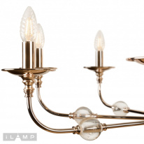 Купить Подвесная люстра iLamp 1030-8GD