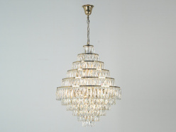 Фото Каскадная люстра Newport 10125+15/C gold