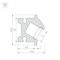 Купить Профиль Arlight 045329