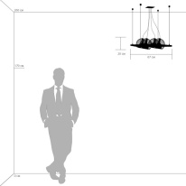 Подвесная люстра Lightstar 803141 в интернет магазине Гет Лайт