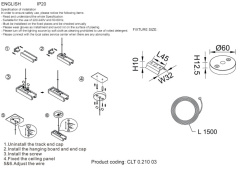 Подвесной комплект Crystal Lux CLT 0.210 03 WH Купить Подвесной комплект Crystal Lux CLT 0.210 03 WH