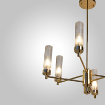 Купить с доставкой по Москве и России Люстра на штанге AM Group INDIGO SP6 FGD