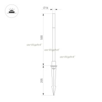Цена на Грунтовый светильник Arlight 034161