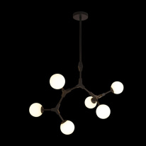 Люстра на штанге LOFT IT 10191/6 Black в интернет магазине Гет Лайт