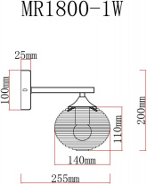 Купить Бра MyFar MR1800-1W