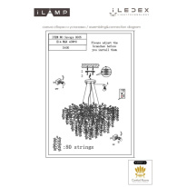 Купить Подвесная люстра iLamp 8005-D600 GD