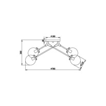 Купить с доставкой по Москве и России Накладная люстра Vele Luce VL1872L08