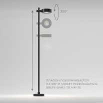 Купить Грунтовый светильник Elektrostandard Feature (35172/F) черный