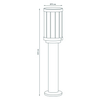 Купить с доставкой по Москве и России Садово-парковый светильник Gauss GD023