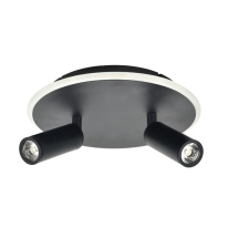 Накладной светильник Escada 20046SMA/02LED BK Купить с доставкой по Москве и России Накладной светильник Escada 20046SMA/02LED BK