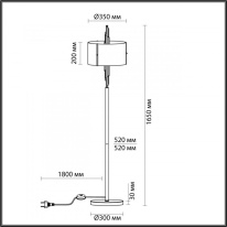 Торшер Odeon Light 5415/3F Торшер Odeon Light 5415/3F в интернет магазине Гет Лайт