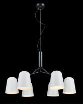 Купить Подвесная люстра Crystal Lux ENRIQUE SP6 BLACK/WHITE