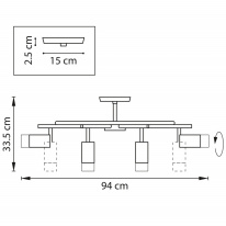 Люстра на штанге Lightstar LR7184081 Цена на Люстра на штанге Lightstar LR7184081