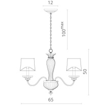 Подвесная люстра Divinare 1175/01 LM-5 в интернет магазине Гет Лайт