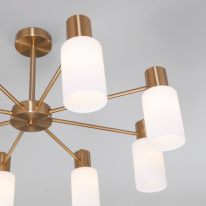 Люстра на штанге Eurosvet 70160/8 латунь в интернет магазине Гет Лайт