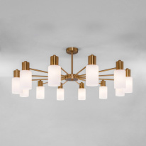 Фото Люстра на штанге Eurosvet 70160/12 латунь