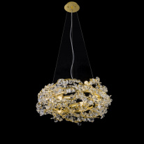Подвесная люстра iLamp 9065-D600 GD Фото Подвесная люстра iLamp 9065-D600 GD