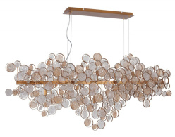 Фото Подвесная люстра Crystal Lux DESEO SP15 L1400 GOLD