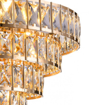 Купить Каскадная люстра Natali Kovaltseva AMANDA 81428/8C GOLD