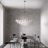 Купить Люстра на штанге iLamp 10099P/3-D800 GL-WH