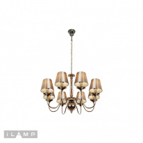 Подвесная люстра iLamp P2406-8 Nickel в интернет магазине Гет Лайт