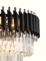 Цена на Каскадная люстра Natali Kovaltseva DARIAN 76017/10C CHROME BLACK