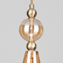 Купить Подвесной светильник Eurosvet 50202/1 янтарный