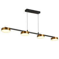 Фото Подвесная люстра Natali Kovaltseva LED LAMPS 81101/4C GOLD BLACK