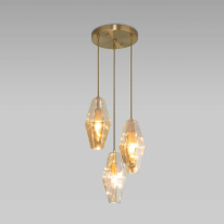 Фото Подвесной светильник Eurosvet 50236/3 янтарный