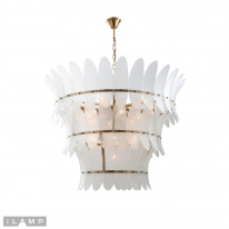 Подвесная люстра iLamp 15602-19 ANB+CL Фото Подвесная люстра iLamp 15602-19 ANB+CL