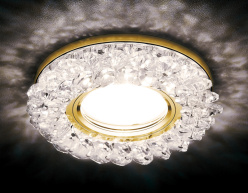 Встраиваемый светильник Ambrella Light S701 CL/GD/WH Фото Встраиваемый светильник Ambrella Light S701 CL/GD/WH