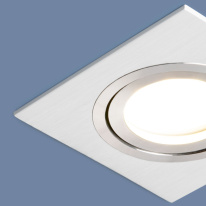 Цена на Встраиваемый светильник Elektrostandard 1051/1 WH белый