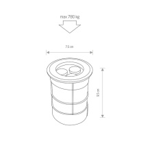 Купить Тротуарный светильник Nowodvorski 9104