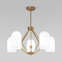 Фото Люстра на штанге Eurosvet 60157/5 латунь
