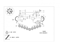 Накладная люстра Lightstar 704092 в интернет магазине Гет Лайт