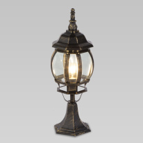 Фото Садово-парковый светильник Elektrostandard GL 1001S черное золото