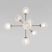 Цена на Люстра на штанге Eurosvet 50383 латунь