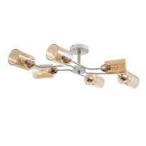 Купить с доставкой по Москве и России Люстра на штанге Escada 1131/6P White/Gold