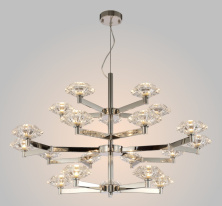 Цена на Подвесная люстра Crystal Lux REBECA SP5+10+5 NICKEL