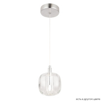 Фото Подвесной светильник Crystal Lux BOX SP1 CHROME/TRANSPARENT