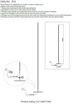 Купить Торшер Crystal Lux CLT 035PT1600 WH