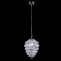 Фото Подвесной светильник Crystal Lux CHARME SP1+1 LED CHROME/TRANSPARENT