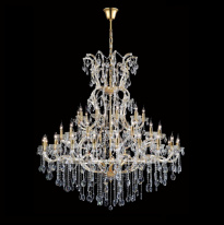 Подвесная люстра Crystal Lux HOLLYWOOD SP53 GOLD Фото Подвесная люстра Crystal Lux HOLLYWOOD SP53 GOLD