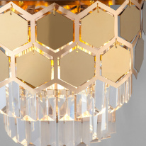 Купить с доставкой по Москве и России Бра Eurosvet 10124/2 золото/прозрачный хрусталь Strotskis (10113/2)