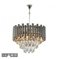 Каскадная люстра iLamp P9510-4 NIC Фото Каскадная люстра iLamp P9510-4 NIC