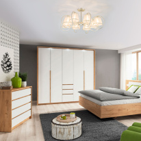 Люстра на штанге Eurosvet 60093/8 перламутровое золото в интернет магазине Гет Лайт