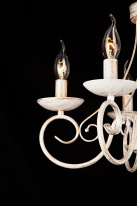 Купить Подвесная люстра Eurosvet 22404/5 белый с золотом