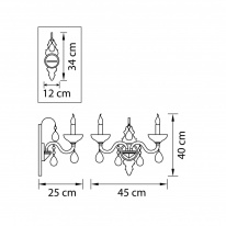 Цена на Бра Lightstar 719628