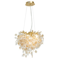 Фото Подвесная люстра AM Group Forest D400 GOLD