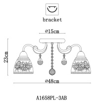 Купить Накладная люстра ARTE Lamp A1658PL-3AB